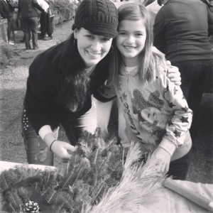 Lily and her mother smiling